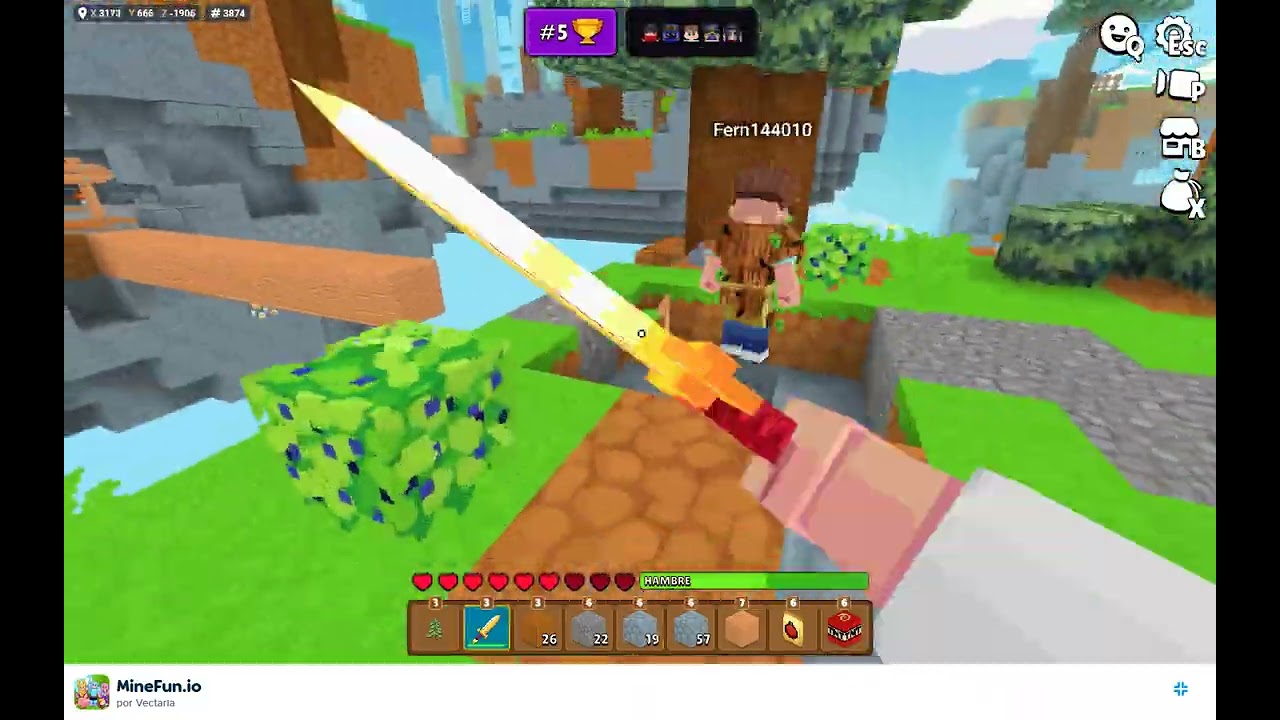 Jugando sky wars pt 39