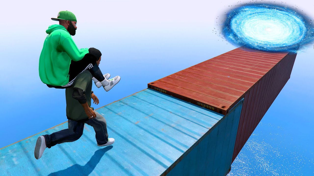 GTA 5 Random Portals #23 (Secret Portals/Lamar Franklin/Ragdolls)