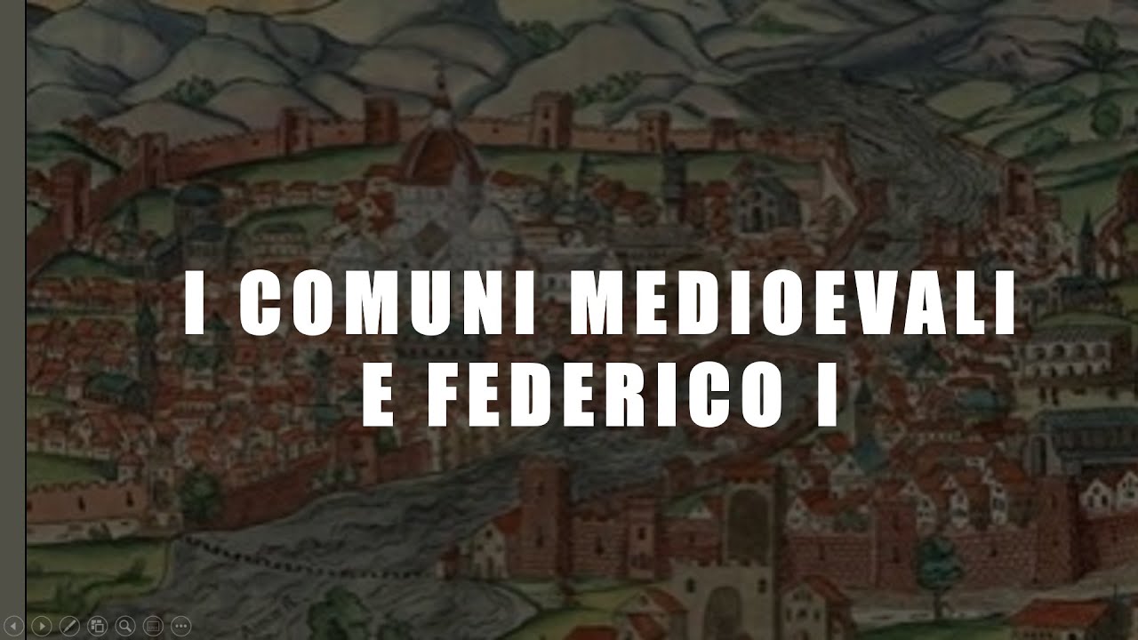 I Comuni italiani e Federico I