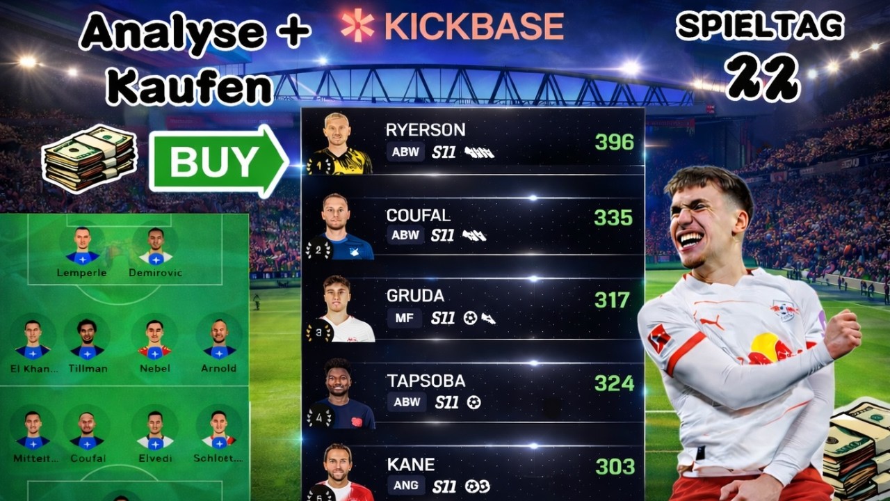 Kickbase TEAM ANALYSEN Wen KAUFEN/VERKAUFEN 22🏆😍