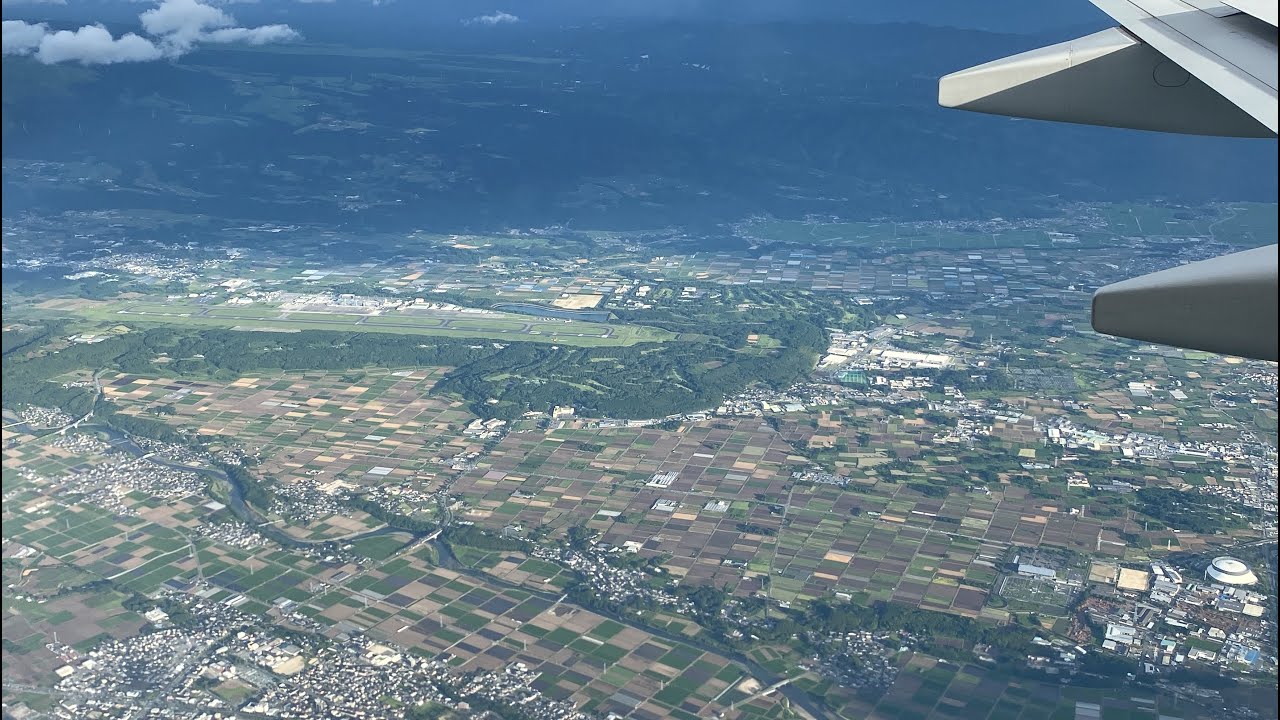 熊本空港 阿蘇くまもと空港 ソラシドエア SNA017便 着陸（2022/7/29）