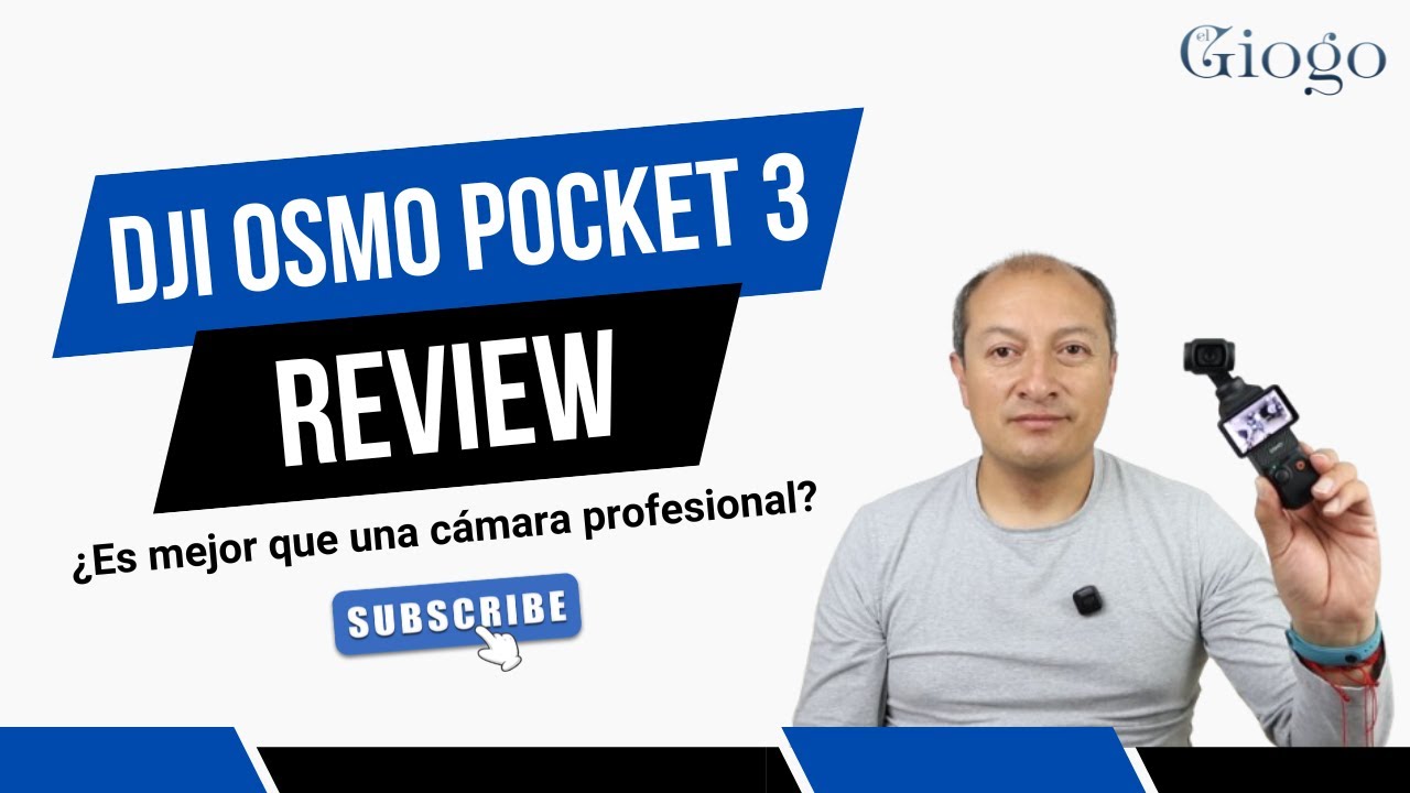 DJI Osmo Pocket 3 - Primer Uso, realmente es mejor que una cámara profesional?