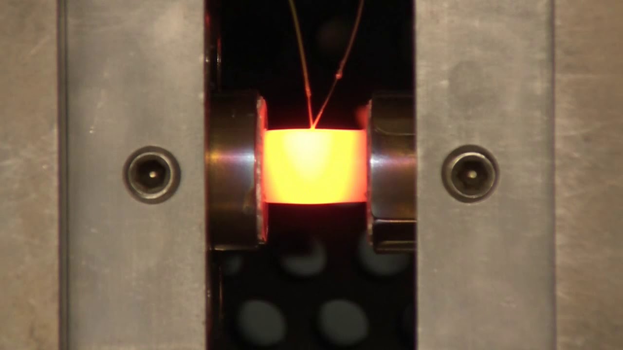 Hot compression test “Gleeble 3150” - Fraunhofer IWM, Forming Processes Group