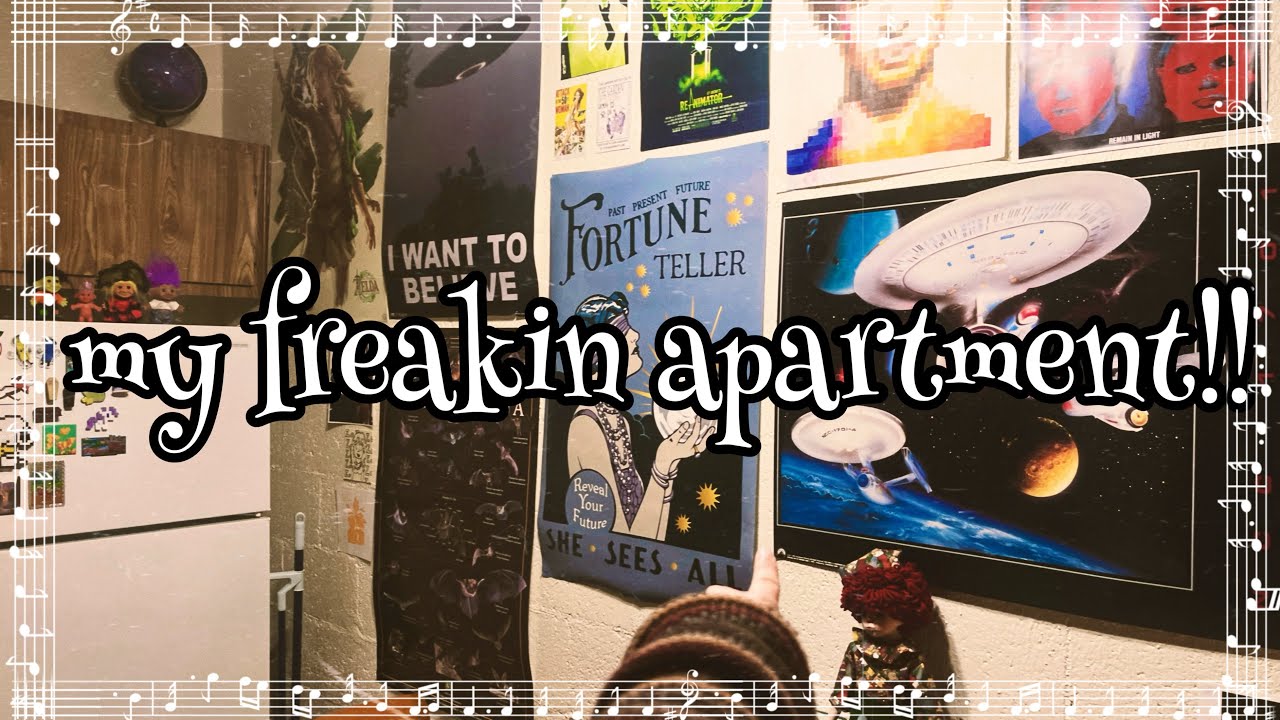 my realistic studio apartment tour!!