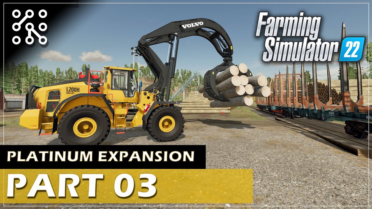 VOLVO L200H - nakládání dřeva ve FS22 | Farming Simulator 22 | Lets play | Česky