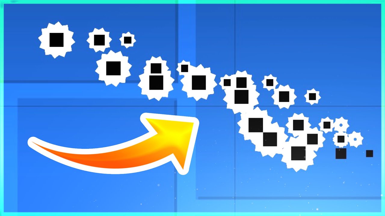 These saws made the greatest prank in geometry dash history...