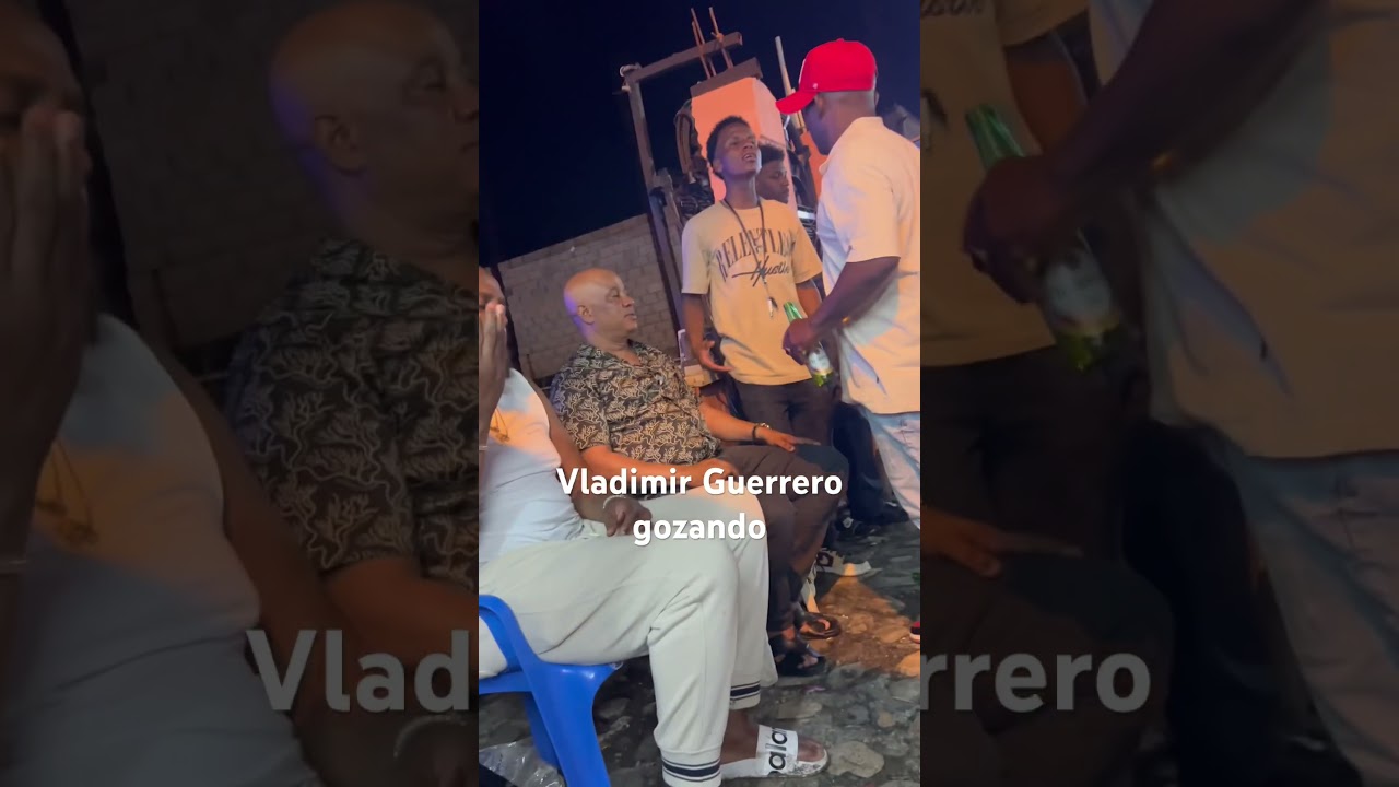 Vladimir Guerrero gozando