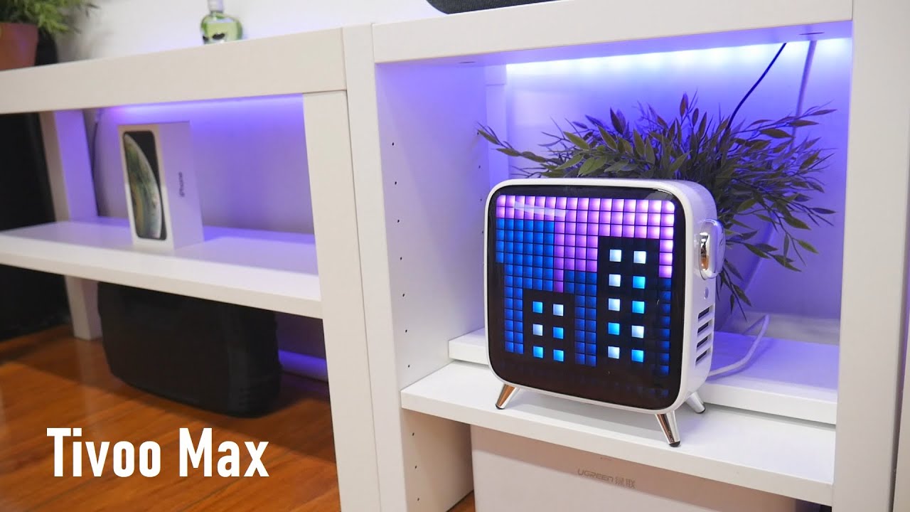 Tivoo Max: Multifunctional Premium LED Bluetooth Speaker Clock Thingy