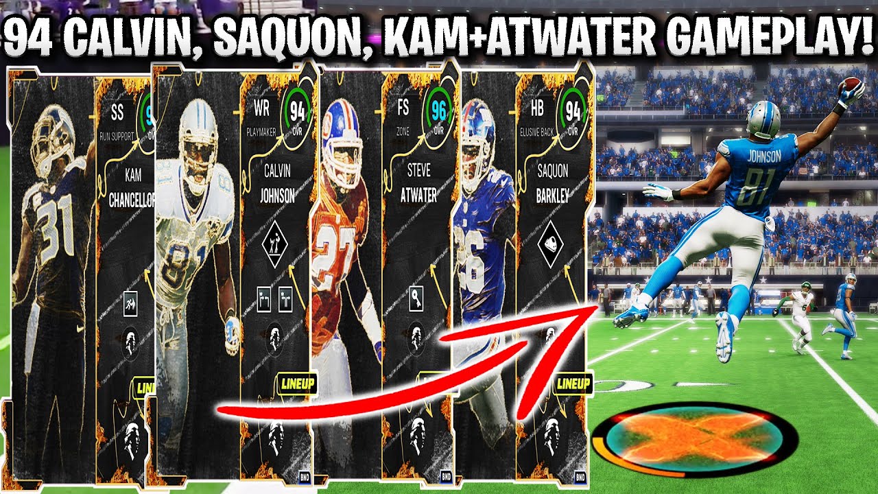 CALVIN CANNOT BE STOPPED! ALL MADDEN CALVIN, SAQUON, KAM, AND ATWATER GAMEPLAY! | MADDEN 23