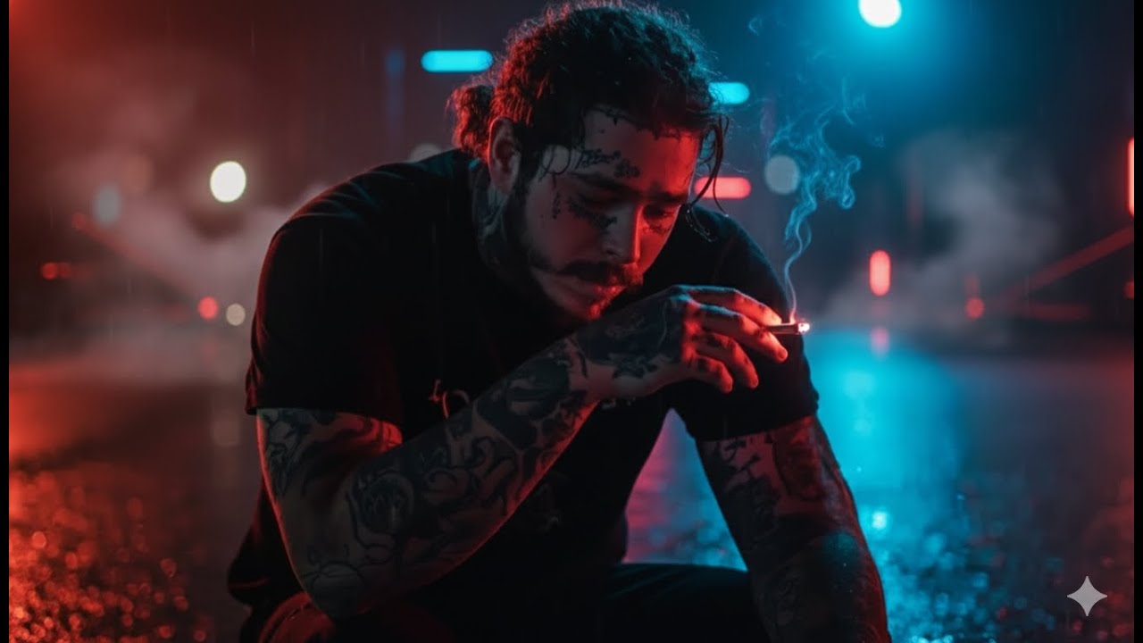 Post Malone – Too Sad To Cry (Lyrics Video)