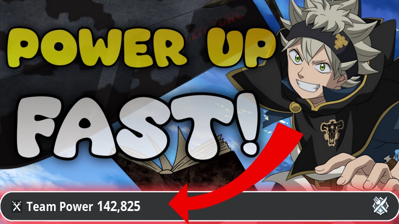 HOW TO POWER UP FAST AS F2P AND P2P! | Black Clover Mobile