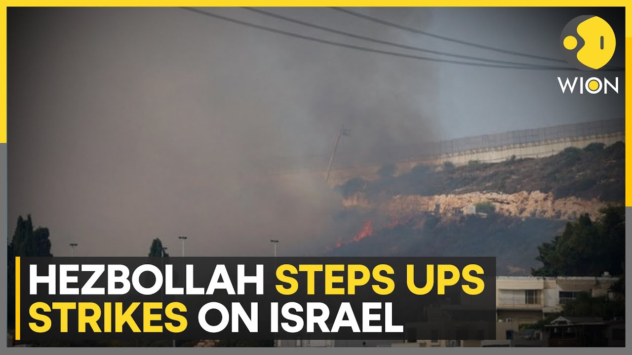 Israel war: Hezbollah targets Israeli posts with drones, missiles & rocket | WION