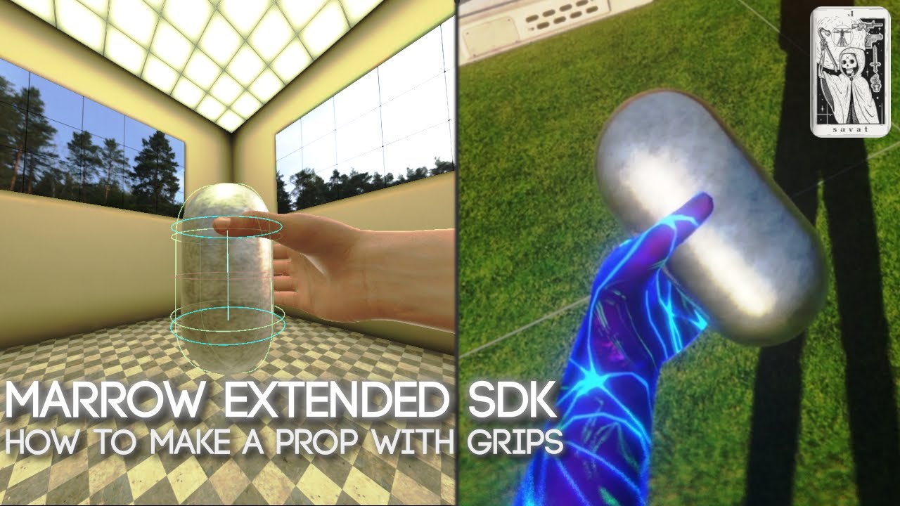 How To Make Props with Grips in the Marrow Extended SDK