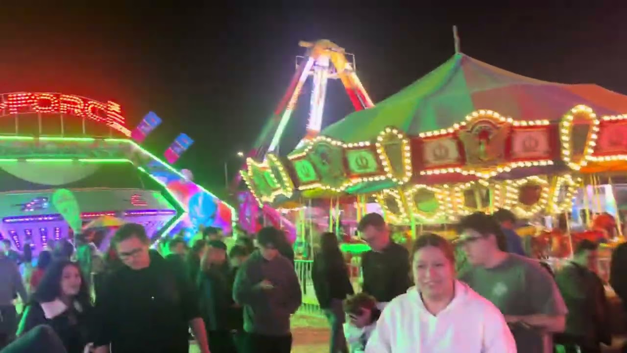Las Vegas Halloween carnival walk through 