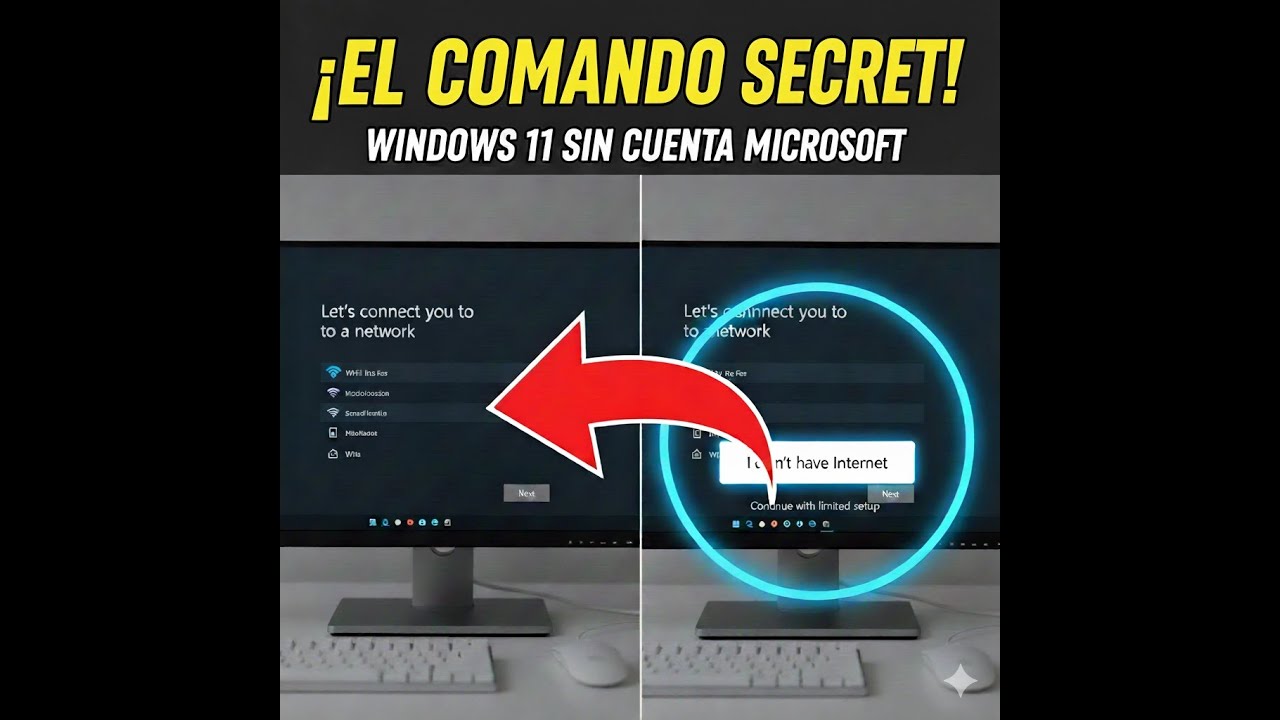 Cómo instalar Windows 11 SIN Internet y SIN Cuenta Microsoft (2025)
