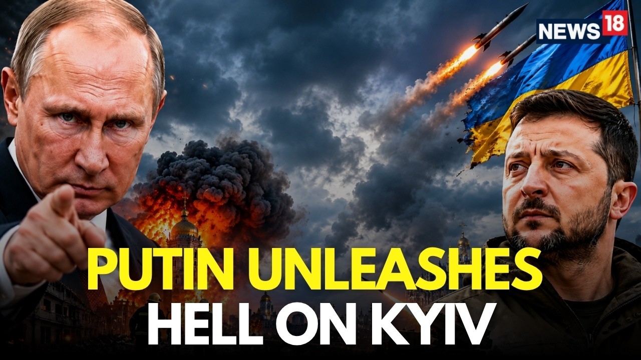 Russia Ukraine War LIVE | Russia Launches Massive Strikes On Kyiv, Around 20 Killed | Putin | N18G