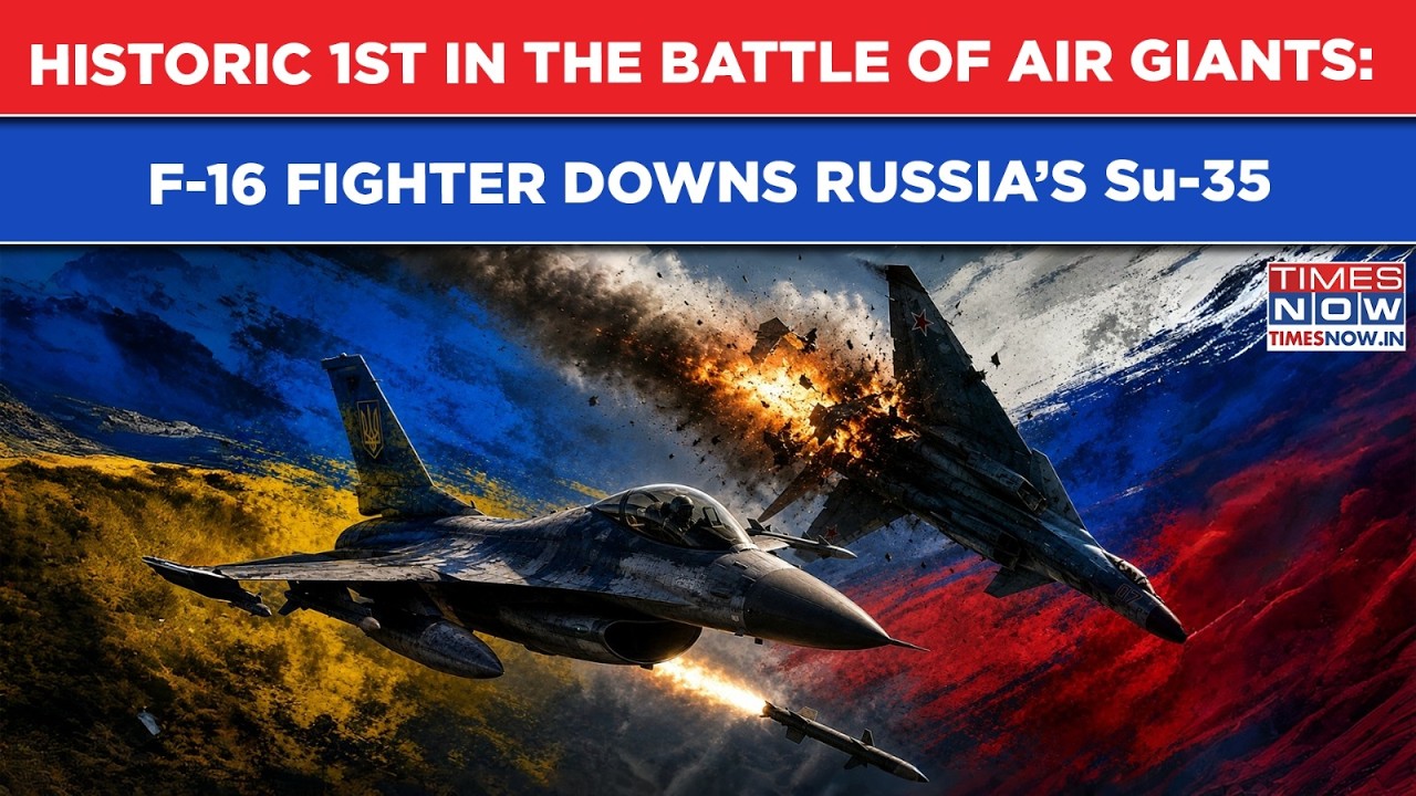 F-16 Shoots Down Russian Su-35: Historic In Battle Of Air Giants As Ukraine Scores With US Fighter