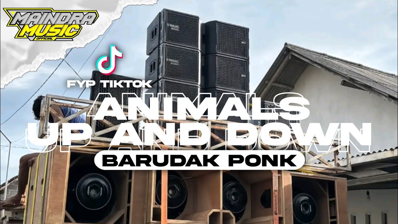 DJ ANIMALS X UP AND DOWN X BARUDAK PONK 🔥||BY MAINDRA MUSIC PRODUCTION