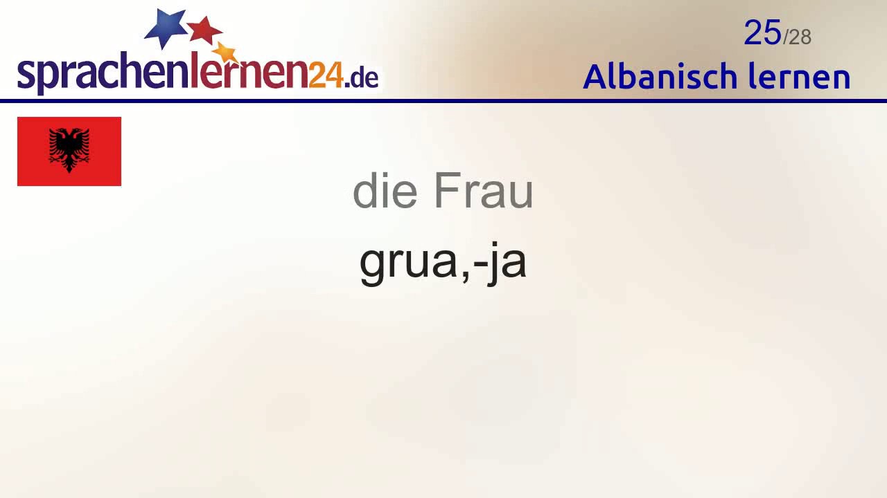 Albanisch lernen (Teil 2)