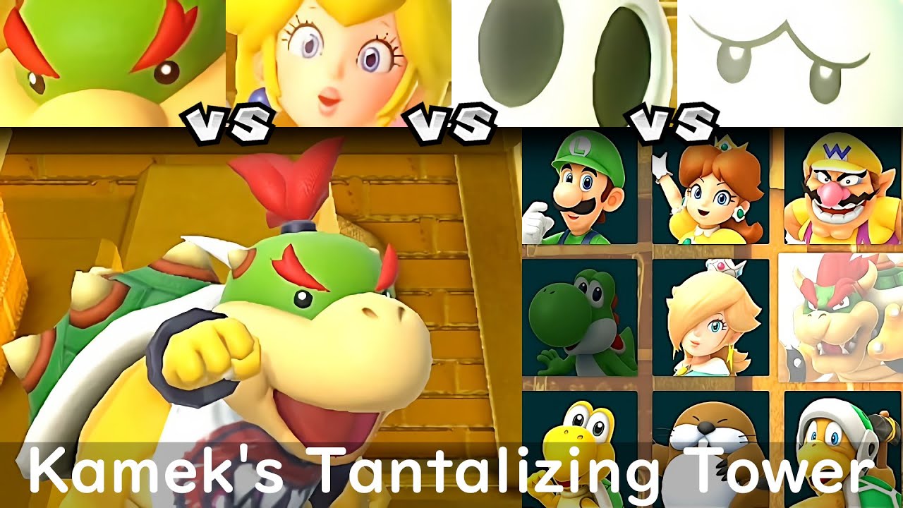 Super Mario Party Bowser Jr vs Peach vs Shy Guy vs Boo #29