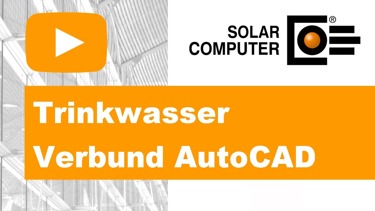 Trinkwasser Verbund AutoCAD MEP
