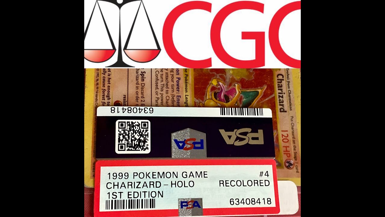 1st edition base set Charizard CGC return!