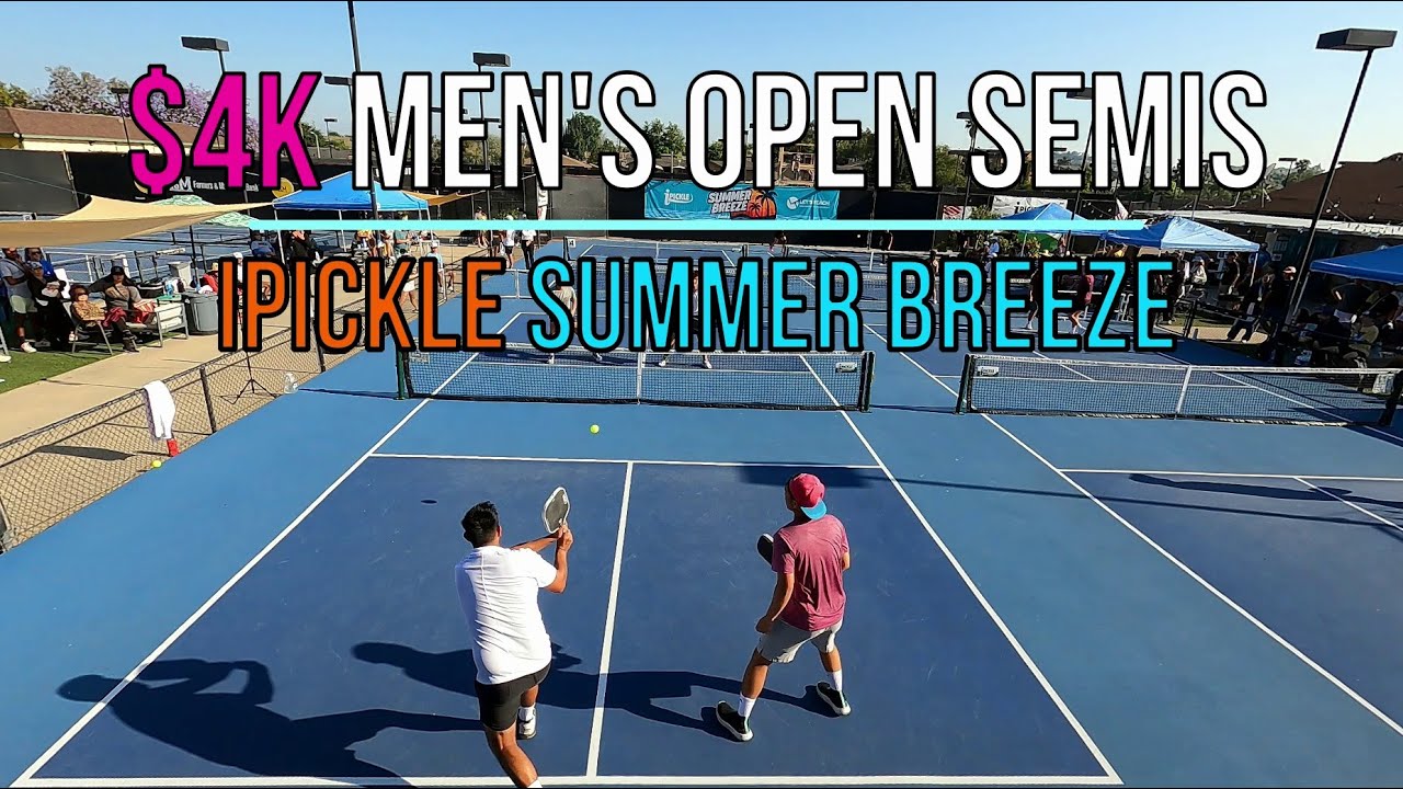 $4k Men's Open Semifinals Erik/Nick vs Andre/Luc iPickle