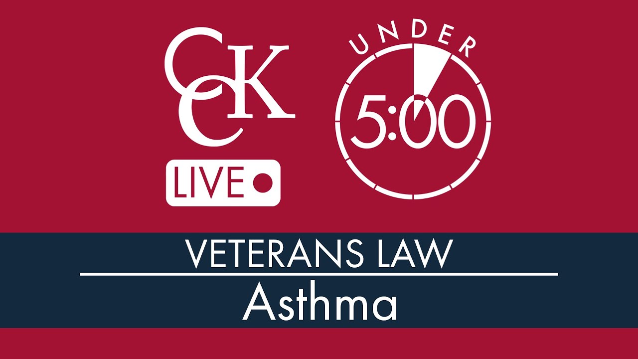 Asthma VA Disability Claims and Ratings