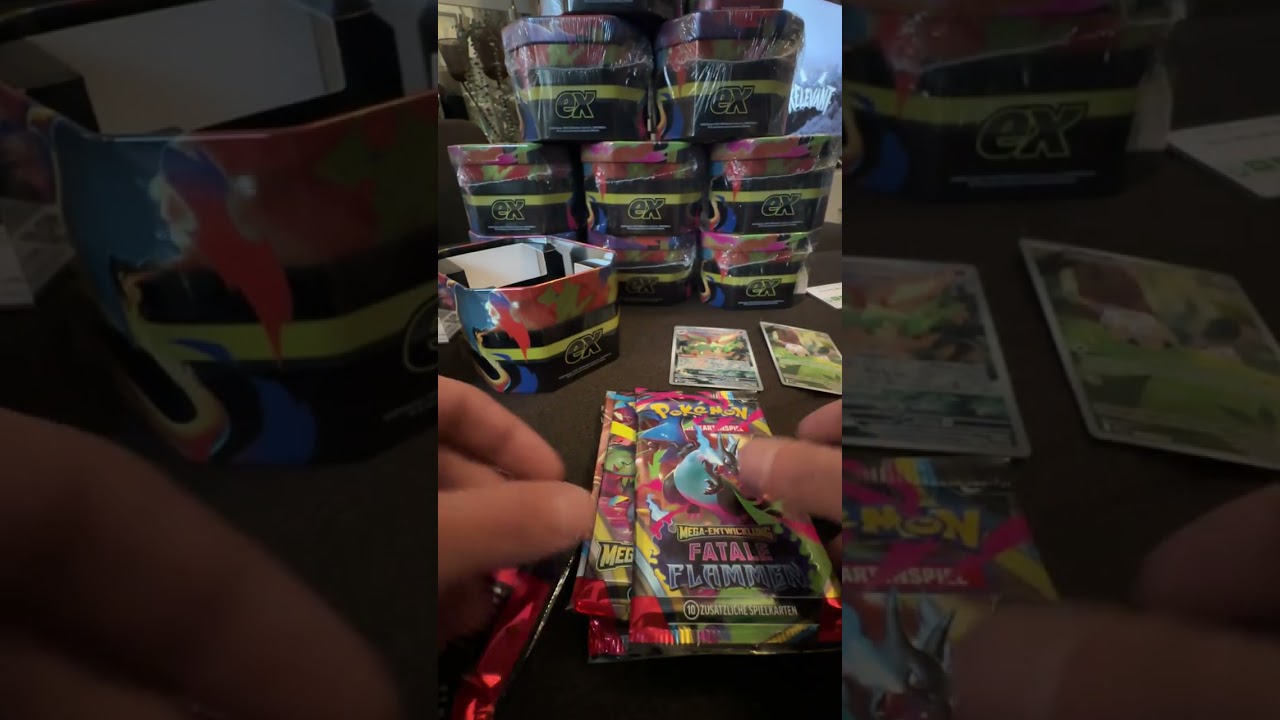 New Pokemon Tin Offnen mit brutalen 🍀 Glück Glurak X-Y
