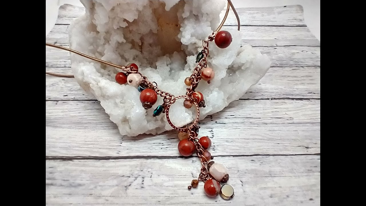 Y Necklace Tutorial Using the December 2022 Bargain Bead Box