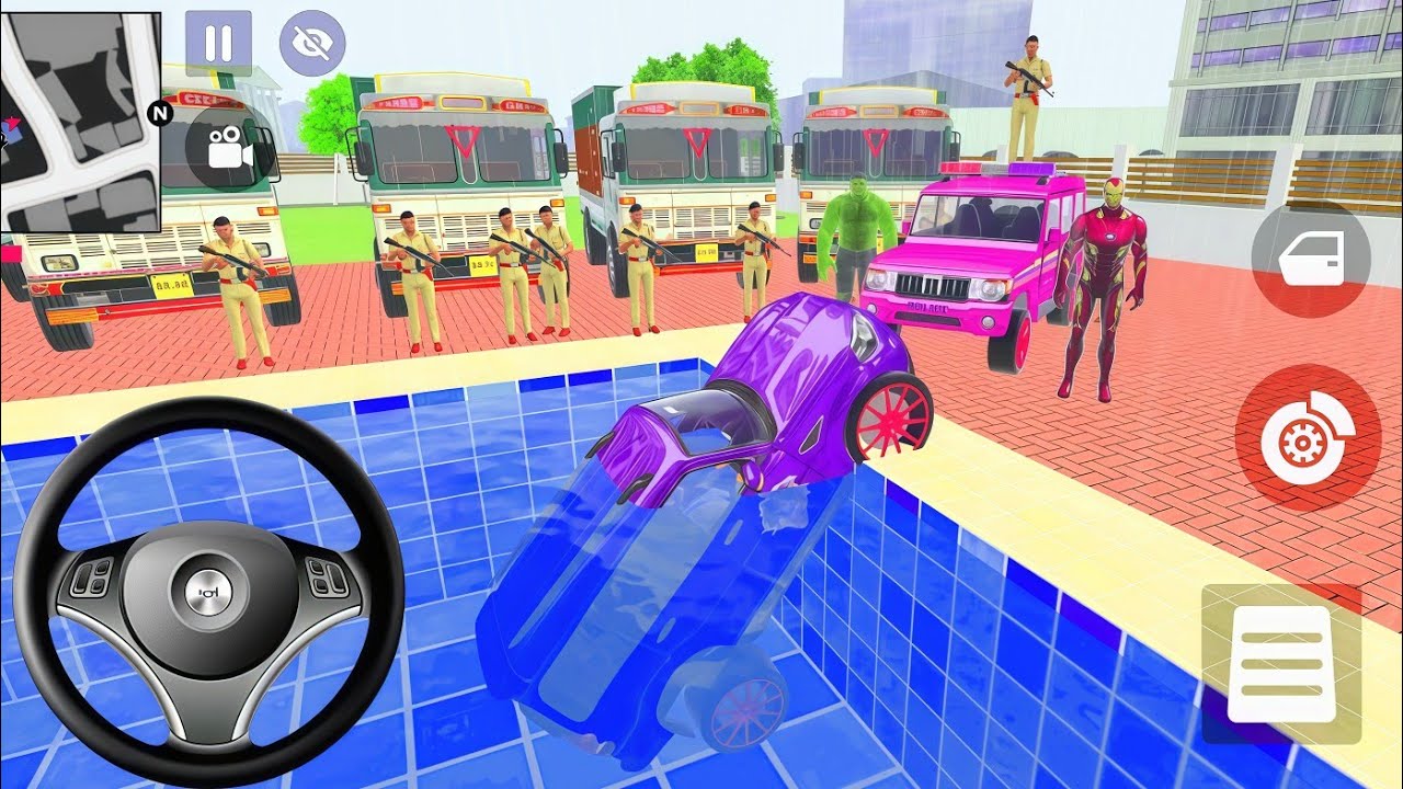 Modified Police Car 🚨 Gangster Life in Indian Streets | Open WorldGame game for android ❤️