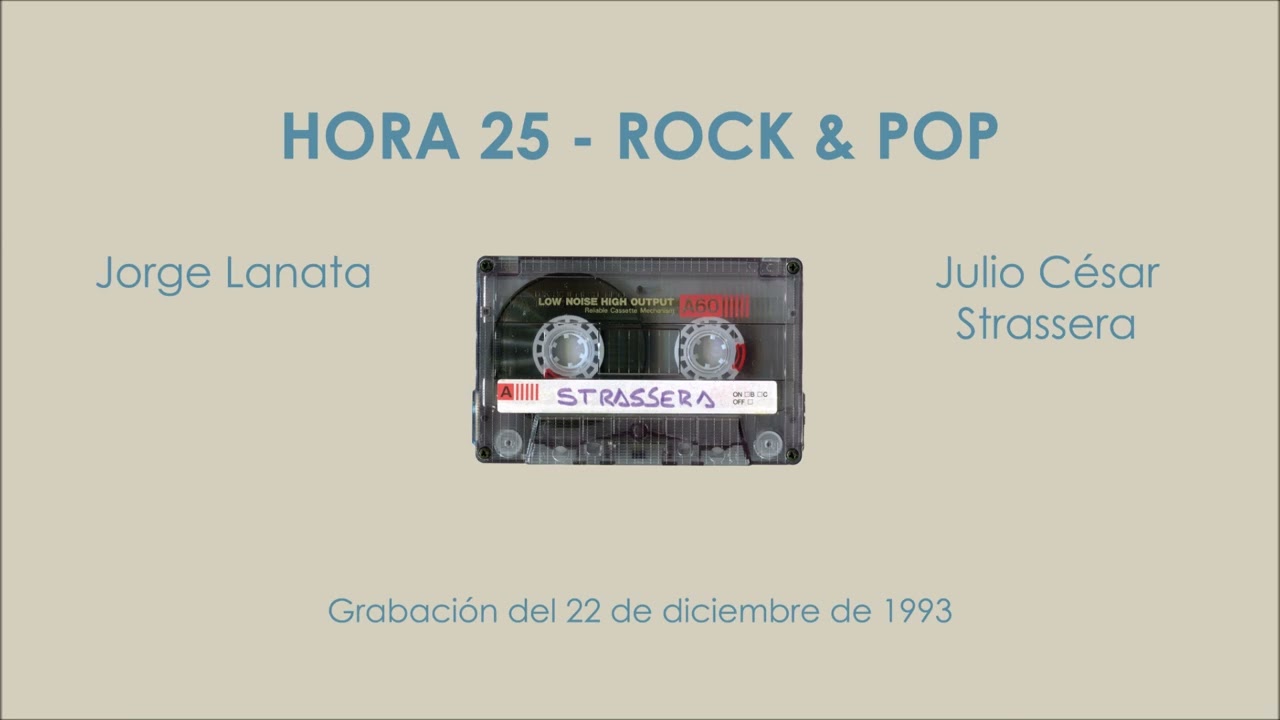 HORA 25 - Jorge Lanata y Julio César Strassera - Rock & Pop - 22/12/93