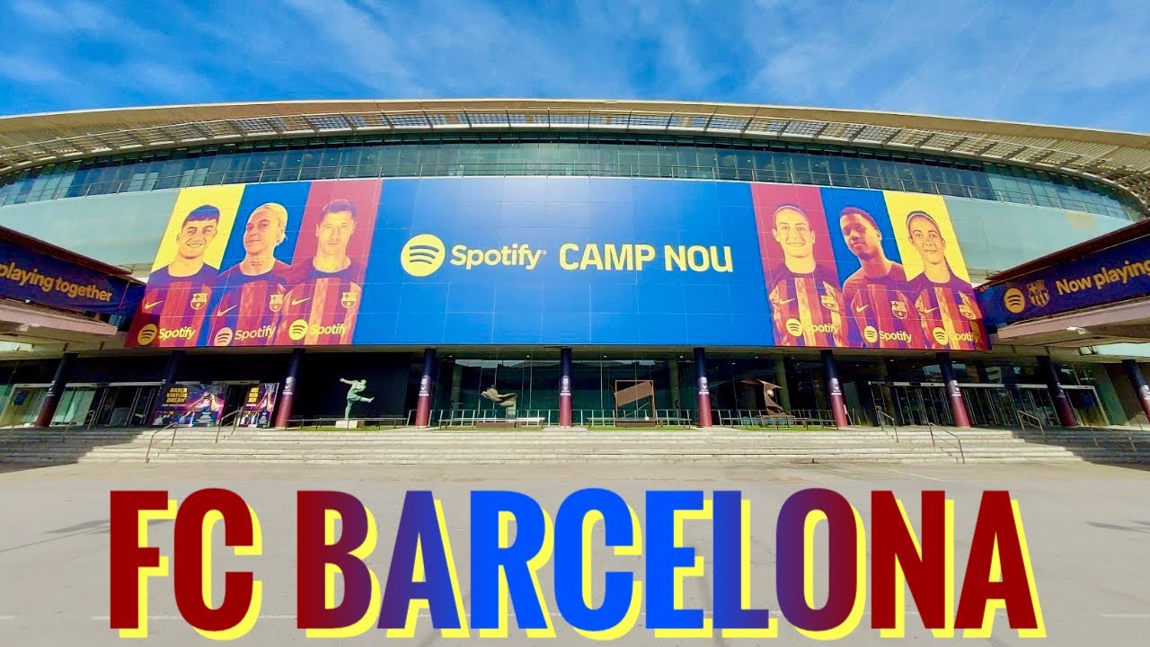 【サッカー🇪🇸⚽️】FCバルセロナの本拠地カンプノウツアー✨/9万9千人収容の巨大スタジアム/ピッチの目の前までいけるスタジアム見学/メッシの栄光の数々/2023年5月