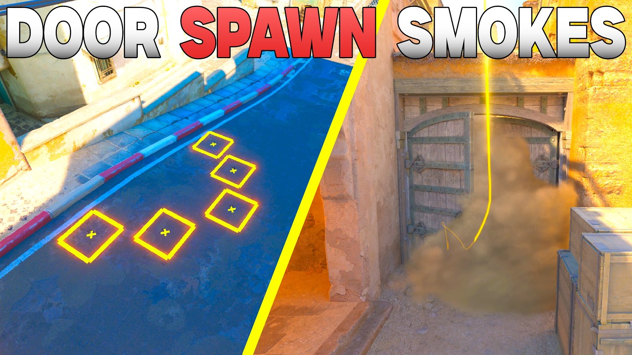 ALL Dust2 Mid Door Smokes | Instant/Spawn Smokes | CS2