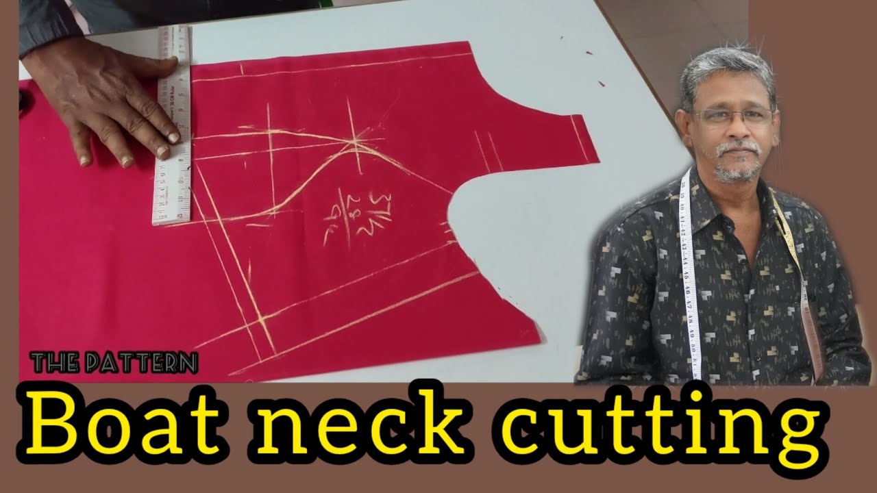 boat neck cutting- The Pattern