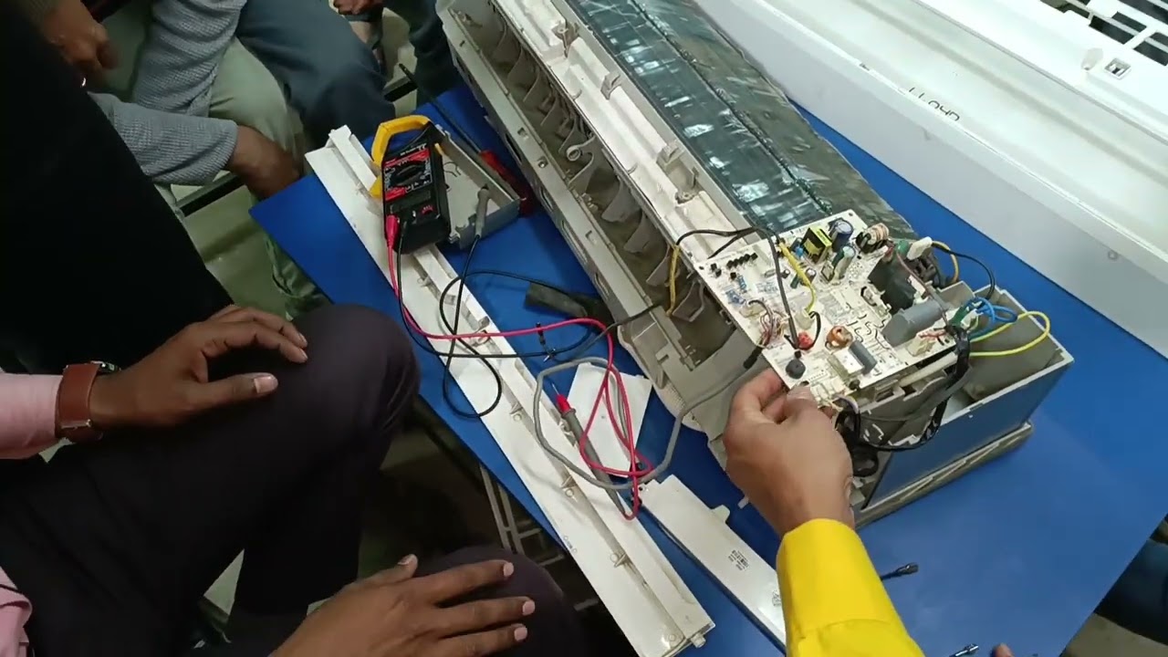 स्प्लिट AC के इंडोर के PCB का कनेक्शन कैसे करें ||