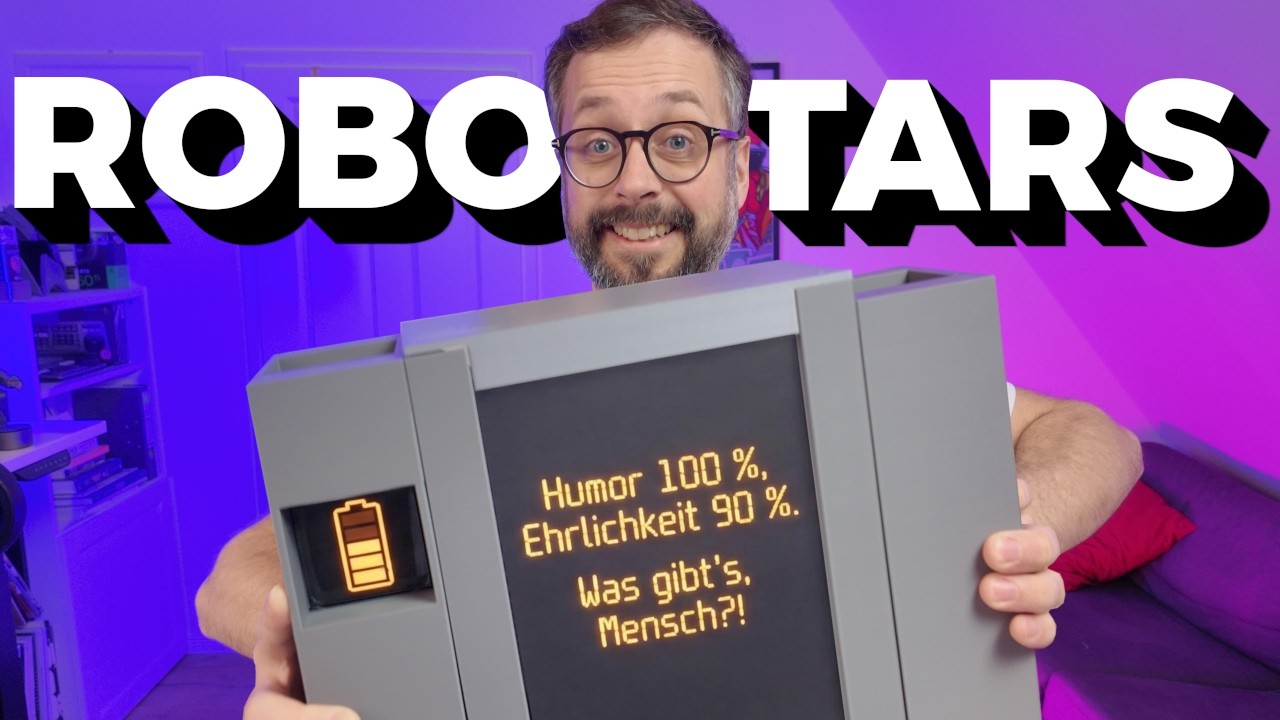 Robo-TARS macht mich fertig! Mit 3D-Druck und VIBE-Coding zum witzigen KI-Kumpel