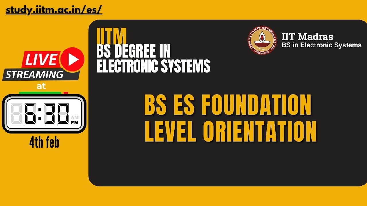 ES Foundation Level Orientation - Live