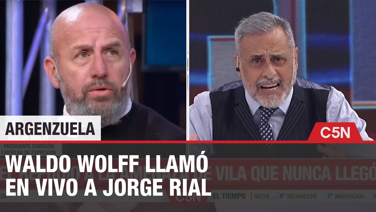 WALDO WOLFF LLAMÓ al AIRE a JORGE RIAL y TUVIERON un PICANTE CRUCE
