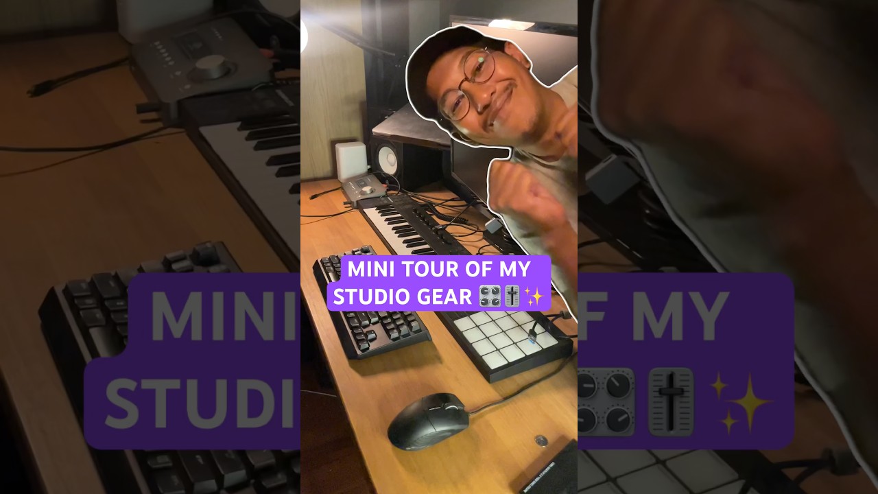 STUDIO gear for music production!✨ #studioequipment #studiogear #producergear #musicproduction
