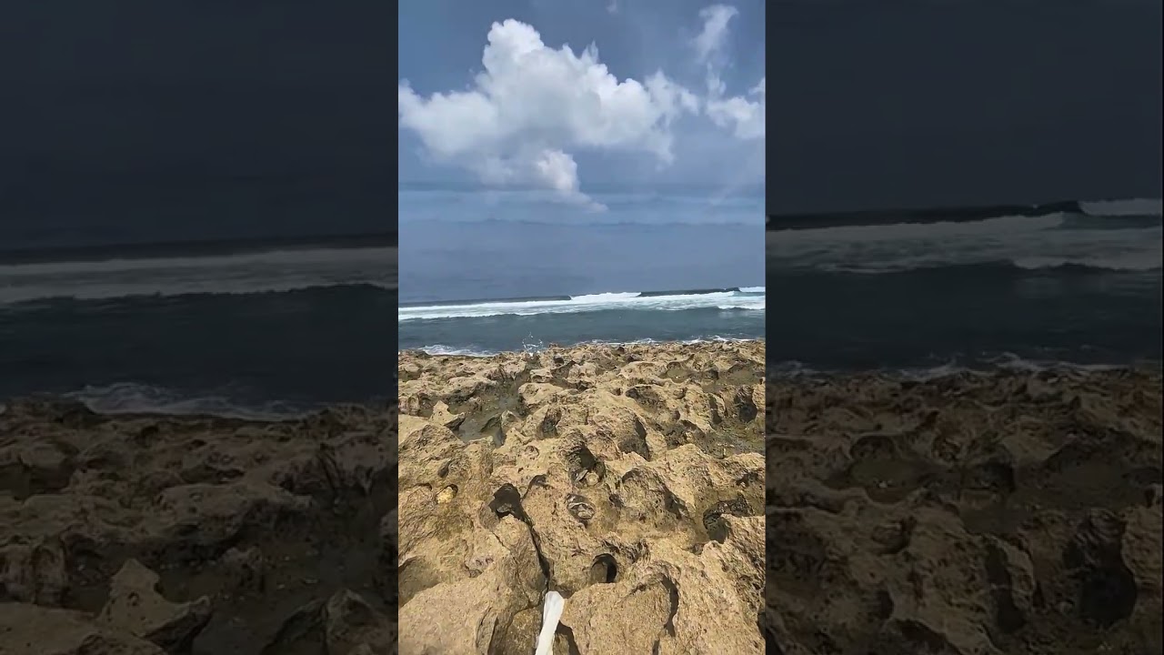 healing ke pantai molang dengan cuaca yang cerah #liburan#pantaimolang