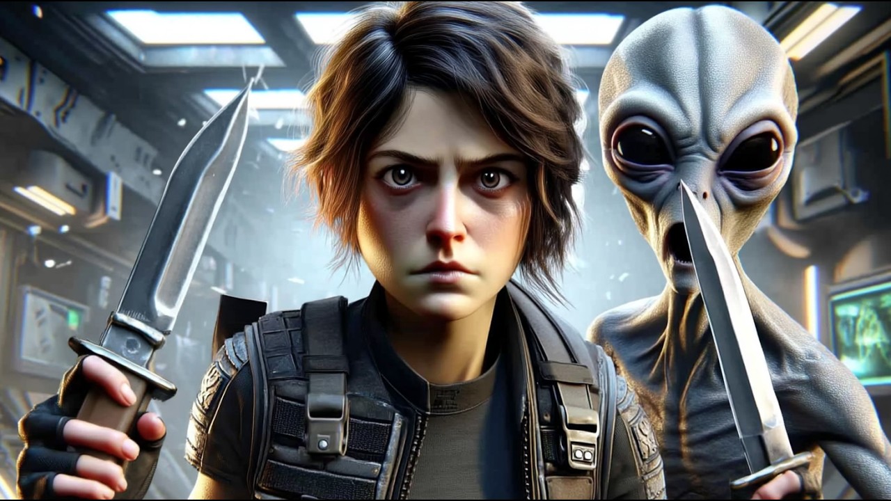 Aliens Saw a Human Grabbed A Knife And Understood They Were in Trouble | Sci-Fi Story