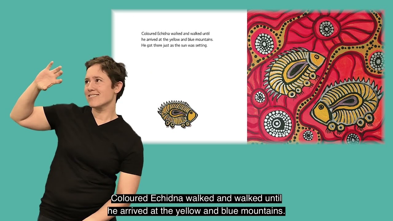 Auslan In-Language Story Time: The Coloured Echinda