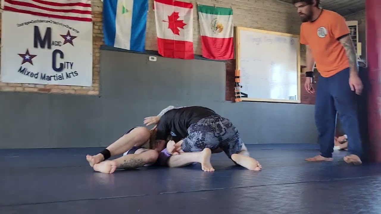 10th Planet Purple belt takes on Magic City Purple belt.