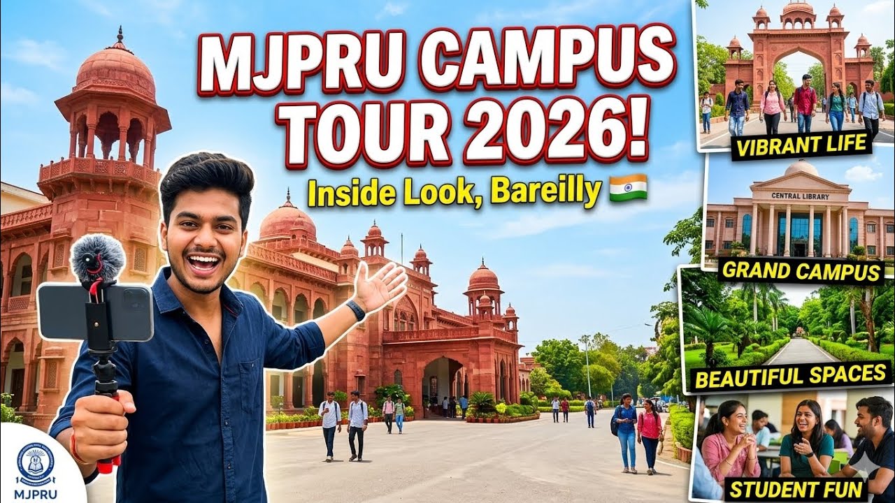 Reality of MJPRU Campus! | Inside Administrative Bhavan 🏫 (3 Min Tour) | Aayush Voice Live