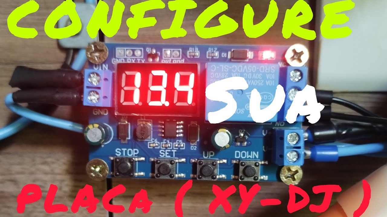 CONFIGURAR SUA PLAQUINHA DE CARGA E DESCARGA DE BATERIA  Referência  ( XY - DJ )