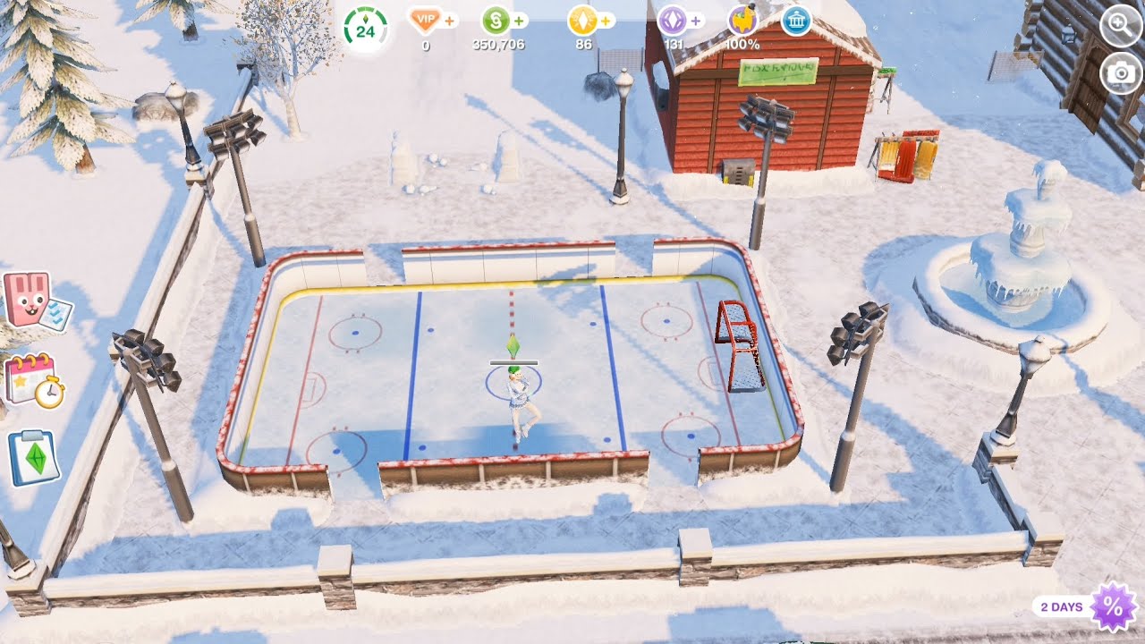 The Sims FreePlay #27 - Rozpoczęcie hobby jeżdżenia na łyżwach
