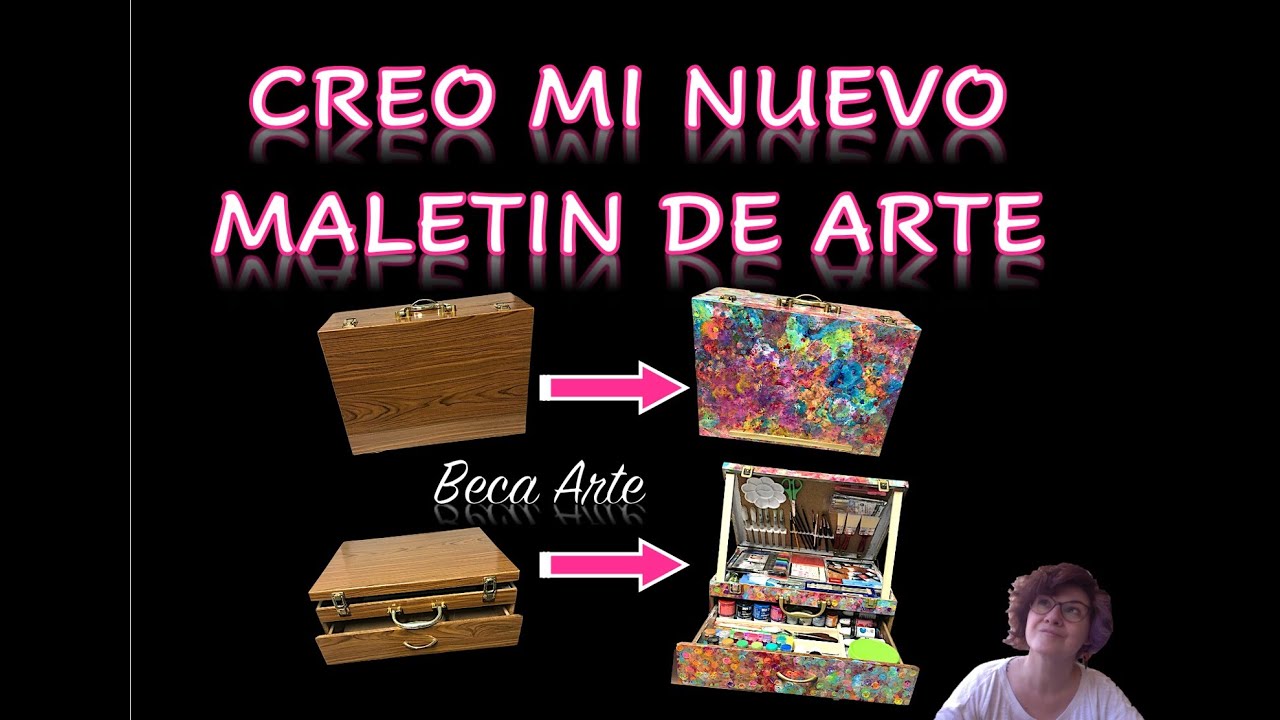 DIY: MALETÍN de ARTE, RECICLO un viejo maletín de cubertería y lo convierto en una JOYA.