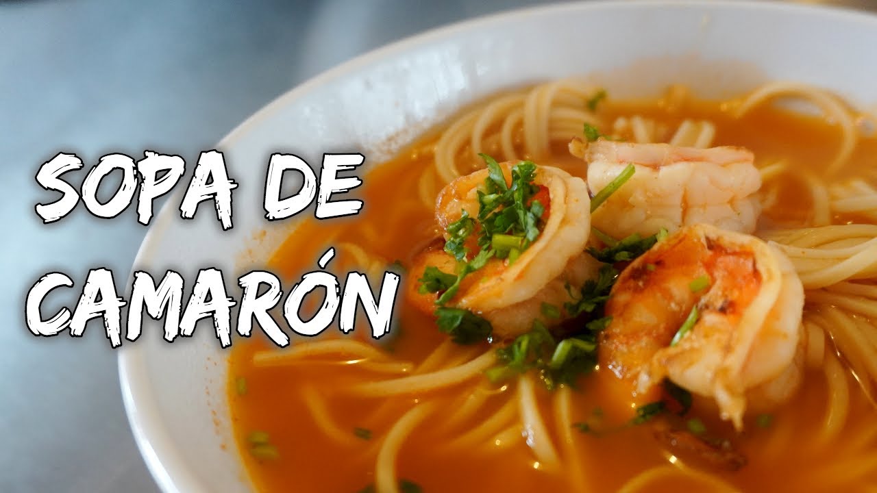 DELICIOSA SOPA DE CAMARONES / RECETA FÁCIL Y RÁPIDA