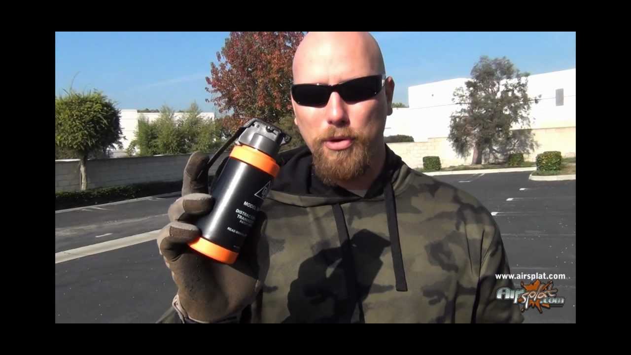 AirSplat - Airsoft Grenade Comparison - AI Grenade and Thunder B Demo